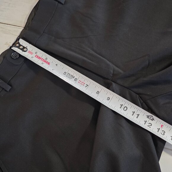 Pronto Uomo Mens Black Dress Slacks Career Office NEW 36x32 Classic Flat Front - Picture 6 of 7